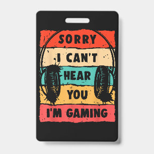 Badge Funny Gamer Shirt pour Ados garçons Jeu vidéo pour
