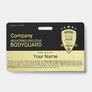 Badge Garde du corps