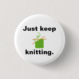 badge "Gardez le tricot"