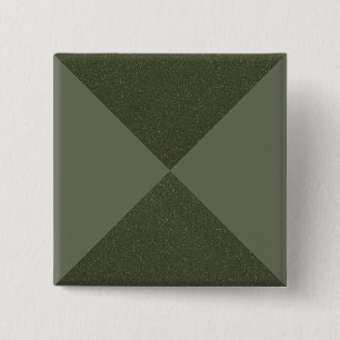 Badge géométrique vert mousse personnalisée