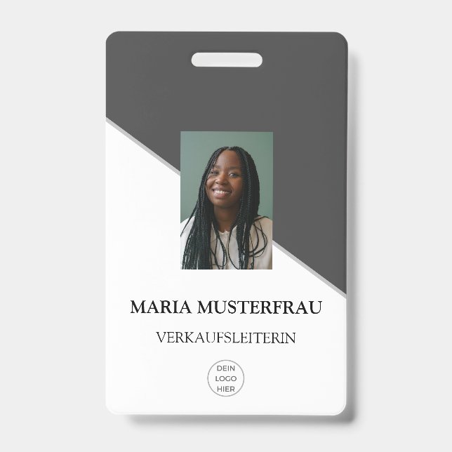 Badge Gestalte Deinen Eigenen Ausweis Vorlage (Avant)