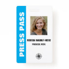 Grand texte SPÉCIAL EVENT PRESSE PASS et I.D. phot