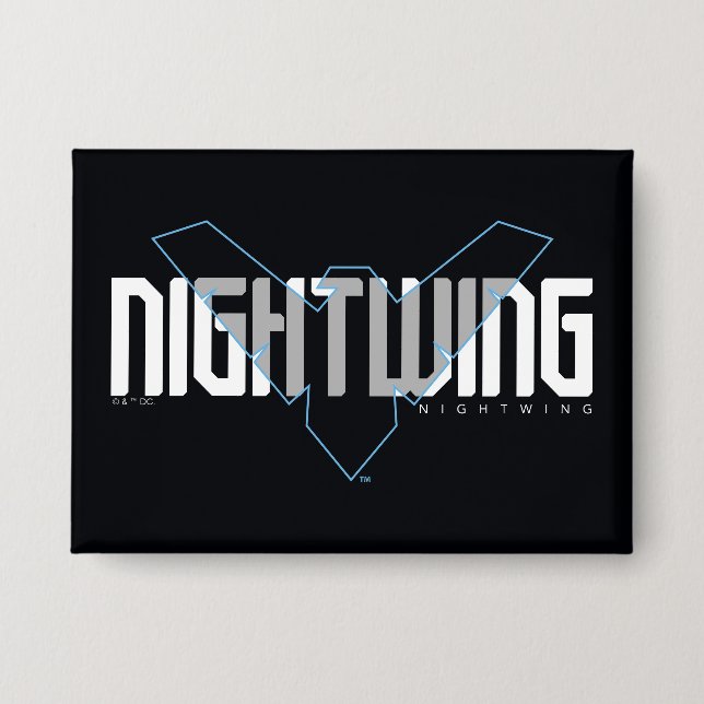 Badge Graphique de nom high-tech Nightwing (Recto)