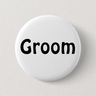 Badge - Groom 2 Inch Round Button