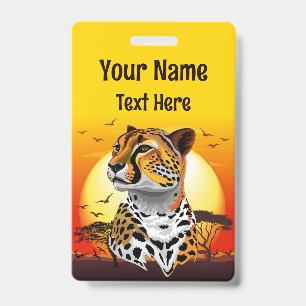 Badge Guépard Félin africain Animal sauvage