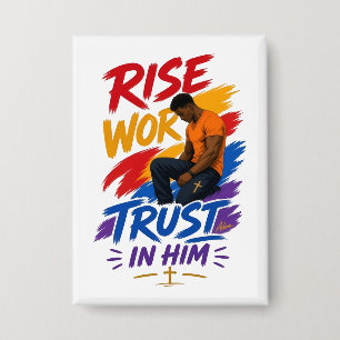Badge Haut graphique pour femmes « Rise Work Trust In Hi