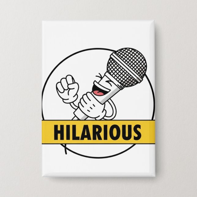 Badge  Hilarious Mic Drop (Recto)