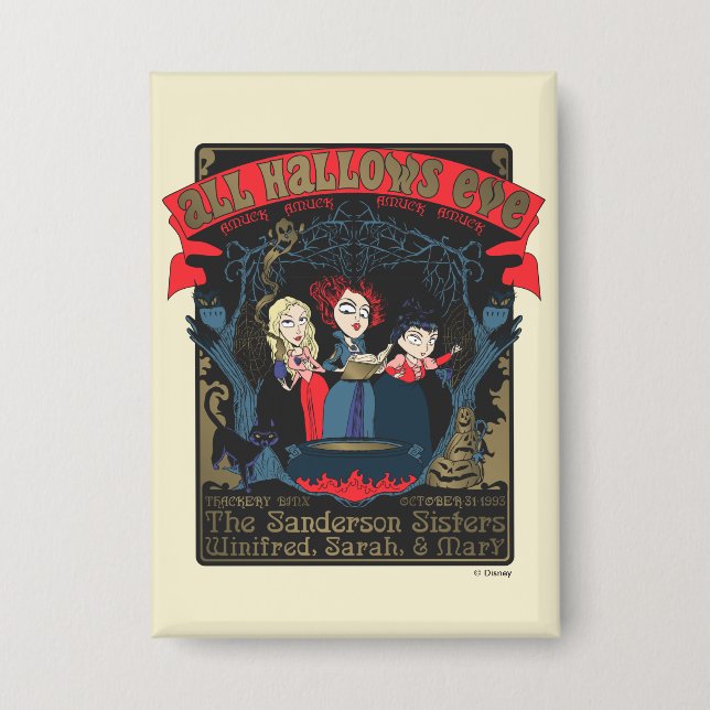 Badge Hocus Pocus All Hallows’ Eve Enchantant (Recto)