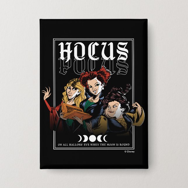 Badge Hocus Pocus Sanderson Malédiction (Recto)