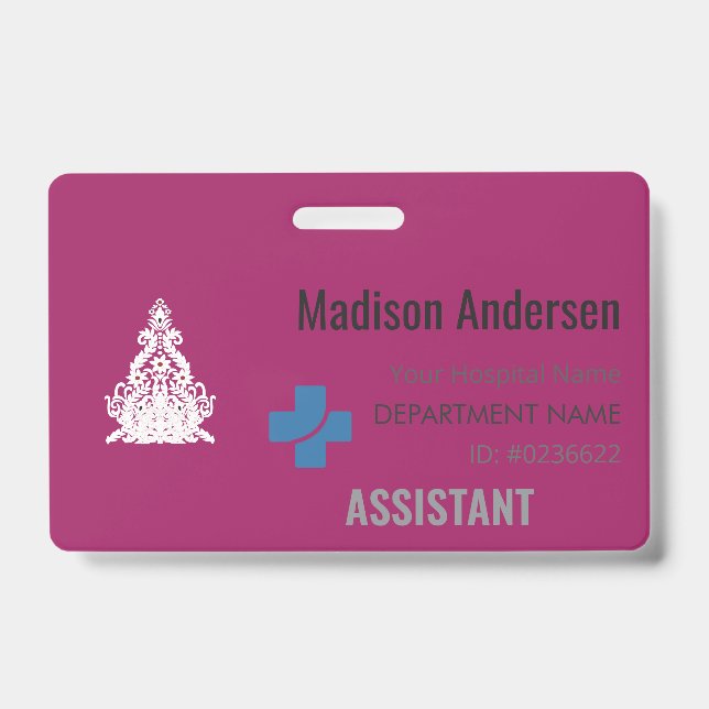 Badge Holder + Reel – Custom.ID.Pin.Design (Front)