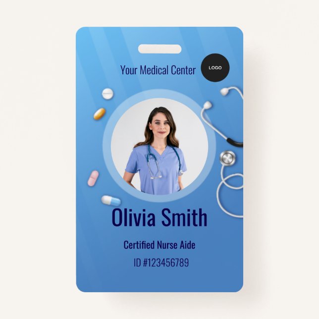 Badge Home Health Aide Certified Nurse Aide Photo ID (Devant)