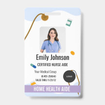 Home Health Aide / Certified Nurse Aide Photo ID