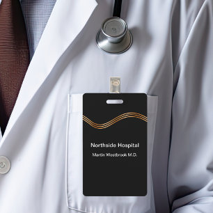 Badge Hôpital de médecin de classe