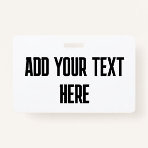 BADGE HORIZONTAL ADD YOUR TEXT CUSTOM