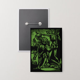 Badge Horreurs sans fin des mineurs morts pour Halloween