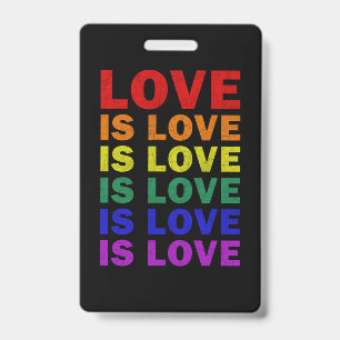 Badge I Promise To Teach Love LGBT-Q Pride Proud Ally Te