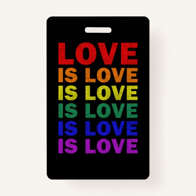 Badge I Promise To Teach Love LGBT-Q Pride Proud Ally Te (Devant)