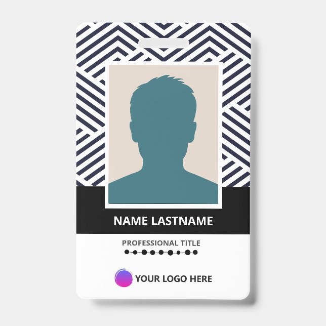 Badge ID Cards Employee Custom Printing (Face)