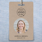 ID de l'entreprise Rustic Kraft | QR code employé