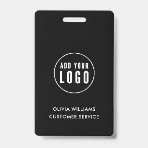 Badge ID de logo d'entreprise personnalisé   Employé mod