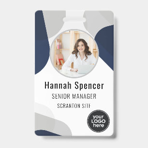 Badge ID de photo personnalisé pour les employés de la m