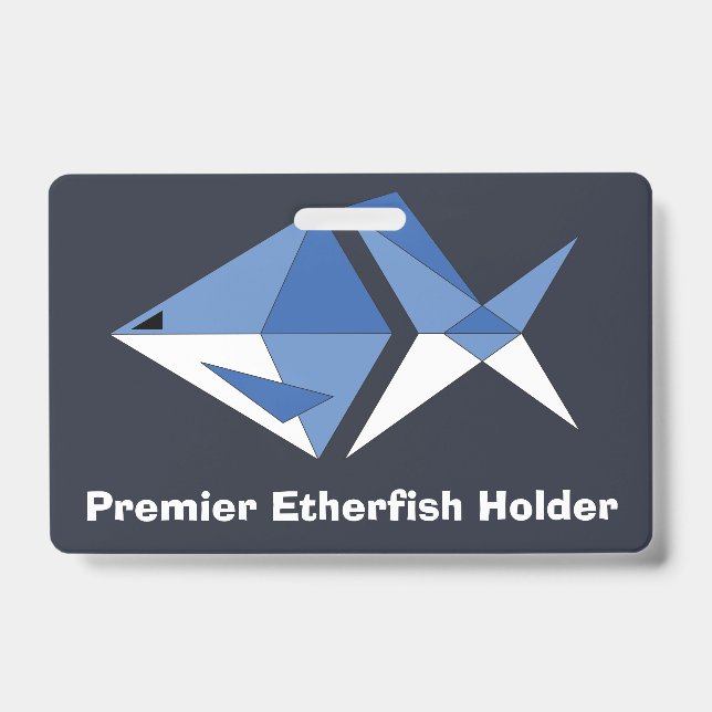 Badge ID de Premier Etherfisher (Avant)