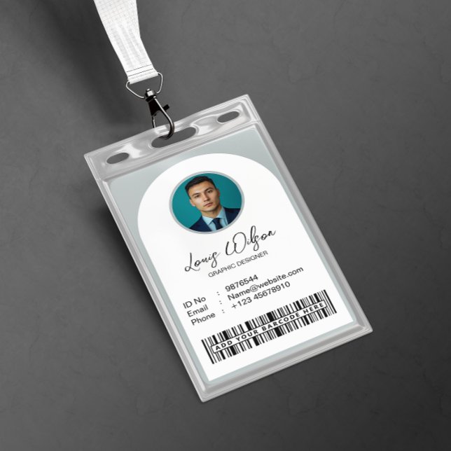Badge ID employé personnalisable (Créateur téléchargé)