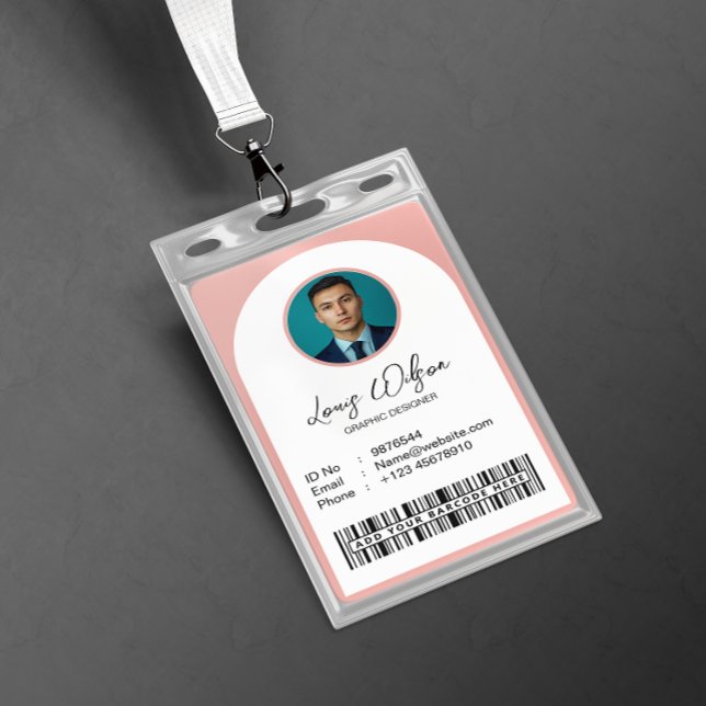Badge ID employé personnalisable (Créateur téléchargé)