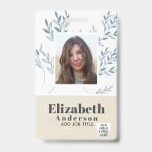 ID PHOTO - Carte VIP employé - Fleurs filles