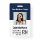 ID photo de l'employé Médicale personnalisé