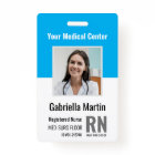 ID photo de l'employé Médicale personnalisé
