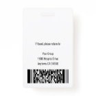 ID photo de l'employé Médicale personnalisé