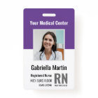 ID photo de l'employé Médicale personnalisé