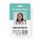 ID photo de l'employé Médicale personnalisé
