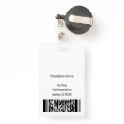 ID photo de l'employé Médicale personnalisé