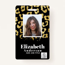 ID PHOTO - Employé VIP Pass Fille Posters de anima