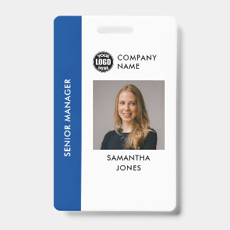Badge ID photo personnalisé pour employés de l'ent
