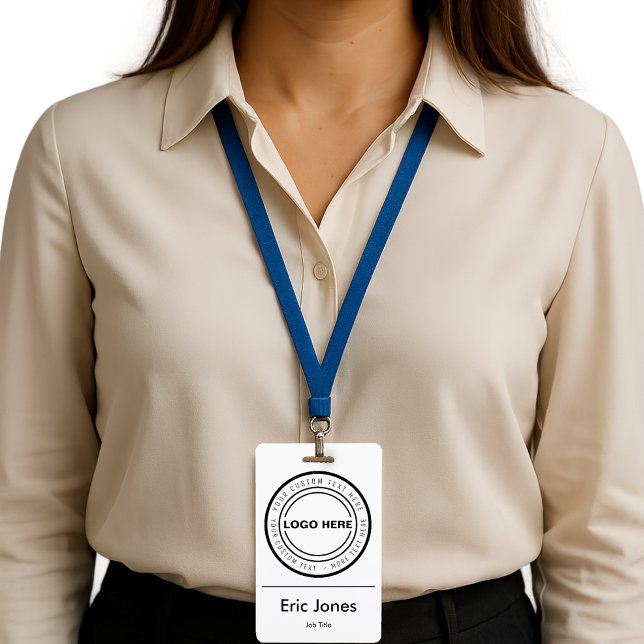 Badge Identification de l'employé du LOGO d'entreprise p (Créateur téléchargé)