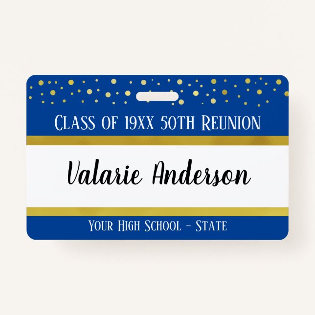 Badge Identification des clés de réunion de classe (Devant)