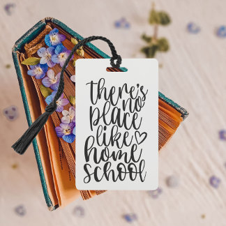 Badge Il n'y a pas de place comme Signet d'école familia