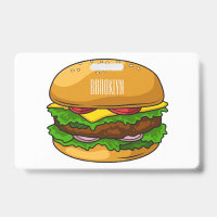 Illustration de dessin animé de hamburger