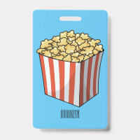illustration de dessin animé de pop-corn