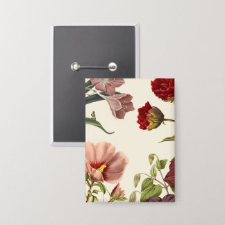 Badge Illustration de fleurs en fleurs avec des teintes
