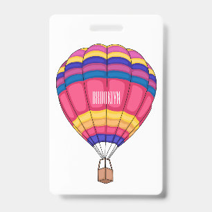 Badge Illustration de la montgolfière