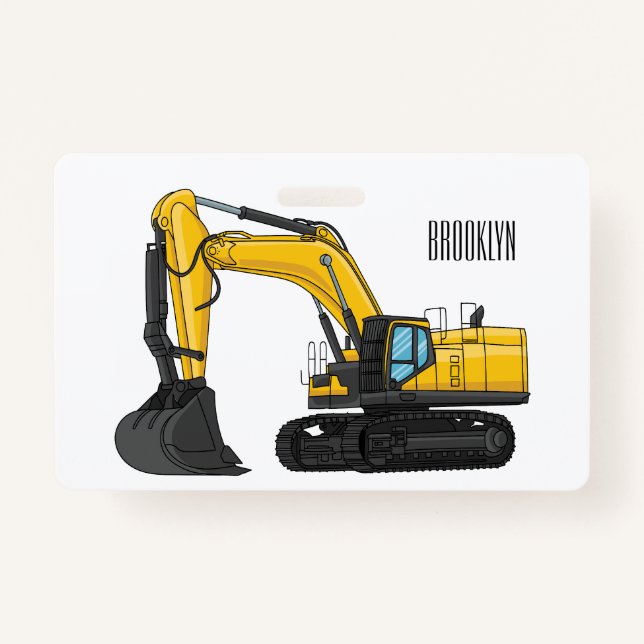 Badge Illustration de la pelle Crawler (Devant)
