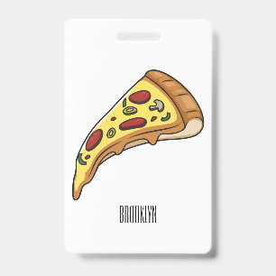 Badge Illustration de la pizza