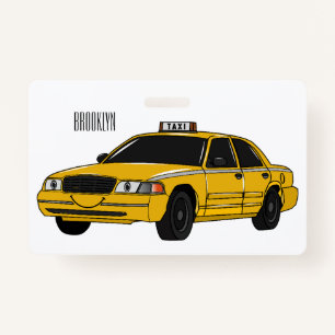 Badge Illustration de taxi