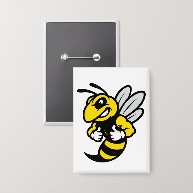Badge Imabee inversé Funny Bee (Recto/Verso)