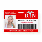 Infirmière de la RN| ID photo de l'employé Médical