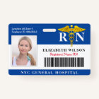 Infirmière de la RN| ID photo de l'employé Médical